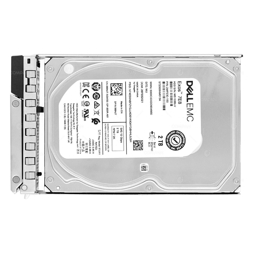 684JT G14  DELL HDD 2TB 7.2K SAS 12G 3.5" LFF